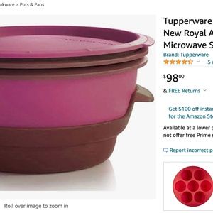 Tupperware Smart Steamer in Amethyst Purple